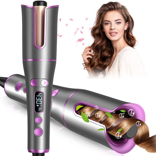 Automatic Curling Iron, Auto Rotating Hair Curlers With 1 In