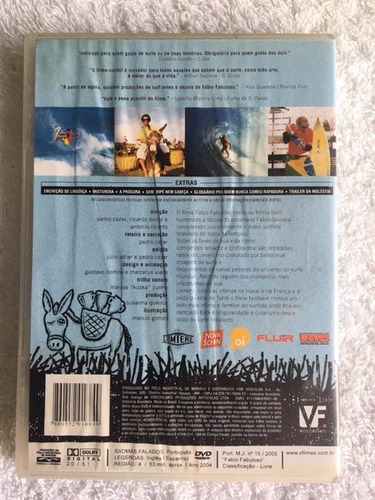 Imagem 2 de 3 de Dvd Fábio Fabuloso (surf) Frete Grátis