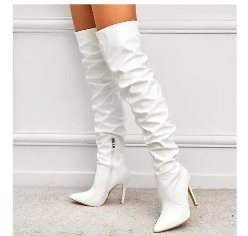 Botas outlet bucaneras blancas