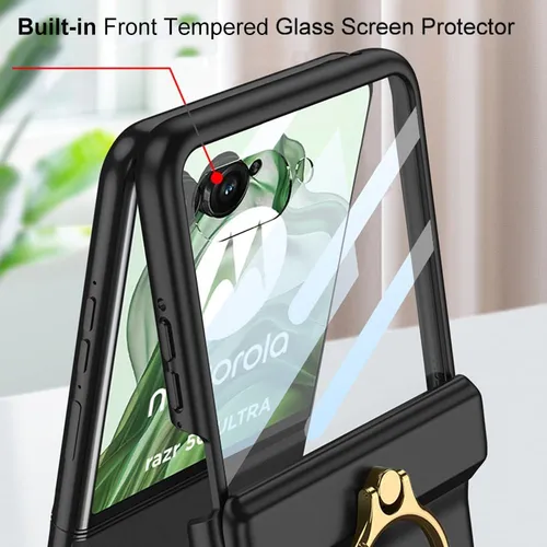 M Funda Con Mica Soporte For Motorola Razr 50 Ultra Razr 2024