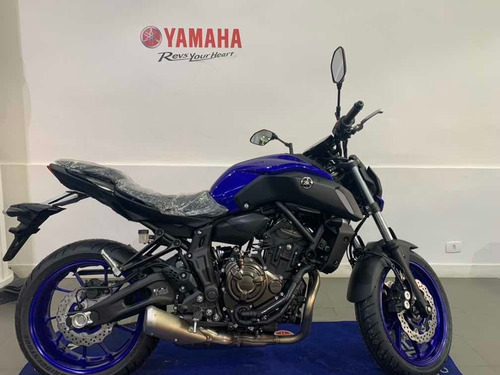 Imagem 1 de 8 de Yamaha Mt07 Abs Azul 2022