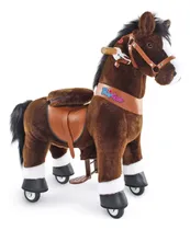 Comprar Ponycycle Caballito Pony Cafe Montable De Ruedas Mediano