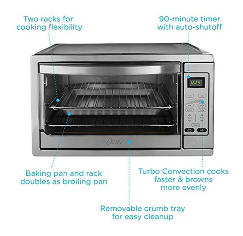 Horno Con Encimera Digital Extra Large De Oster