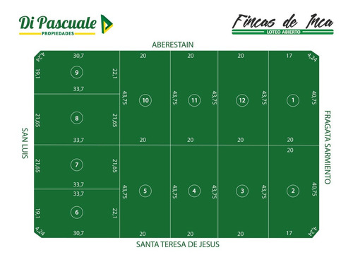 Imagen 2 de 3 de Venta Últimas Parcelas Del Loteo Fincas De Inca - La Reja - 875 M2 C/u