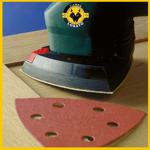 Imagen 7 de 10 de Lija Delta Velcro X12 Uni Grano 60 120 180 Kwb