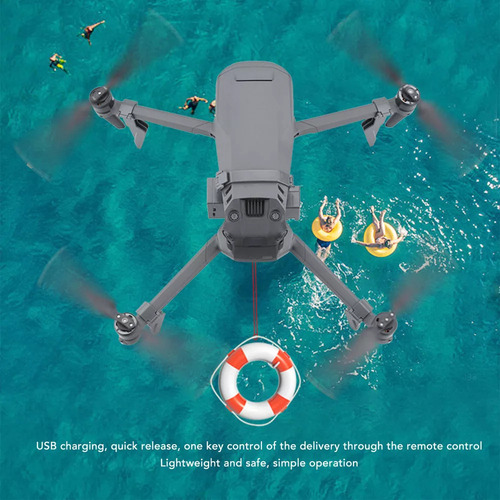 ^ Entrega De Carga Útil Del Sistema Drone Thrower Para