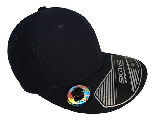 Gorra Plana Poliester Doble Botón 4 Piezas