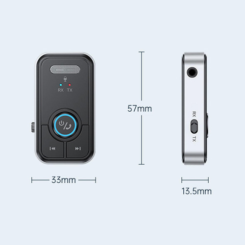 Adaptador De Audio Transceptor Bluetooth 5.3 Para