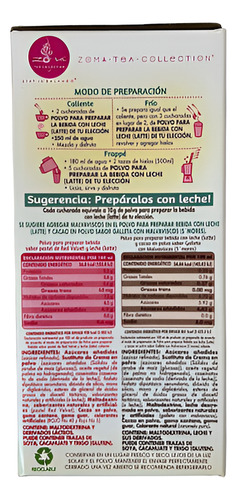 Zoma Collection Tea Lattes 800g 4 Sabores