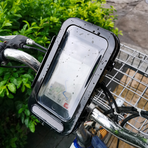 Soporte Impermeable Para Teléfono Móvil De Moto Ajustable En