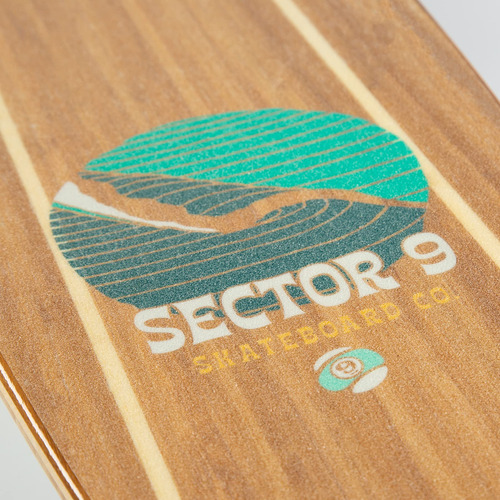 Longboard Sector 9 Offshore Baja Bamboo Swallow Tail 9.35 X