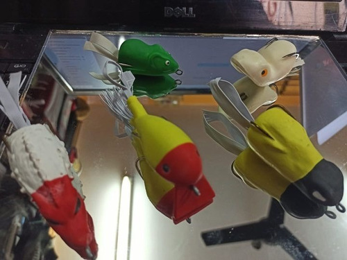 Señuelos Ranas Para Tarariras Combo Pack X 5 Muy Pescador 