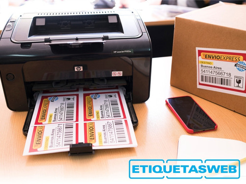 Etiquetas Autoadhesivas Hojas A4 105x33mm Caja X 500 Hojas