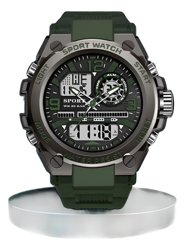 Reloj Mstianq Blackstorm Verde Oscuro Negro Negro