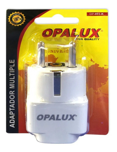 Adaptador De Enchufe Multiple Opalux Op-603-k