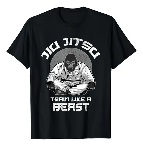 comprar Entrena Como Una Bestia Jiu Jitsu, Bjj Mma Gorilla Camiseta
