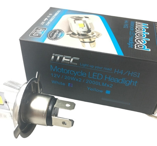 Imagen 3 de 9 de Luces Bombillo Led Para Motos Ultima Generacion H4