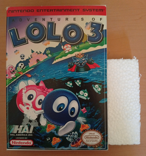 Adventures Of Lolo 3 (solo Caja Custom) Nintendo Nes (Usado)