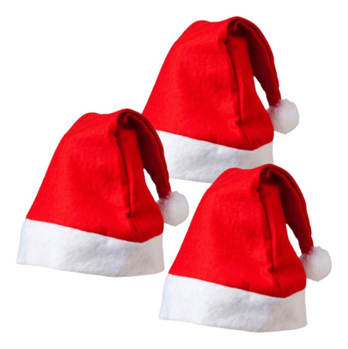 Gorro Papa Noel Sublimable Por 3 Unidades