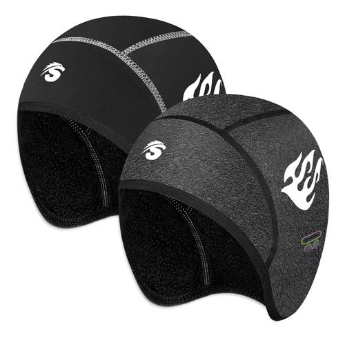 Seektop Paquete 2 Gorros Invierno Casco Hombre, Gorro Sudor,