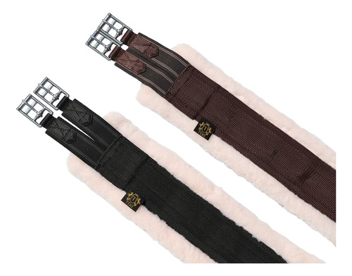 Cincha Acolchada Para Caballos Negra - 142cm