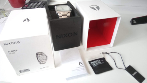 Relógio Nixon Player Silver Com Diamante - Original