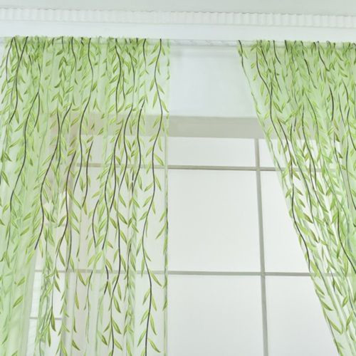 Cortina De Linha De Cortina De Tule K Willow Voile Curt 5723