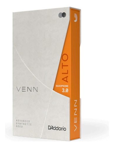 D'addario Woodwinds Venn G2 Cañas Sintéticas Para Saxofón Al