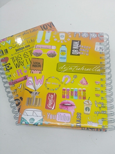 Imagen 3 de 5 de Funny Words Cuaderno Personalizado. (anillo Metalico)