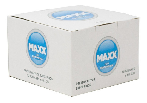 Imagen 1 de 10 de Preservativos Maxx Espermicida X36 + Proteccion Menor Riesgo