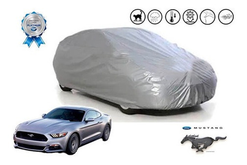 Forro De Mustang Gt V6 2015-2018 Ford Impermeable A Medida