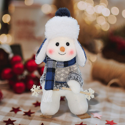 Muñeco De Nieve De Navidad Con Sombrero, Muñeca Estilo C