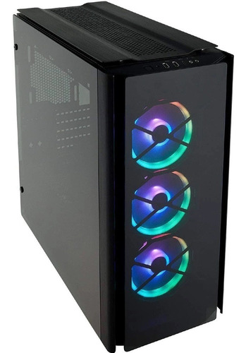 Gabinete Gamer Corsair Obsidian 500d Preto Se Rgb Mid