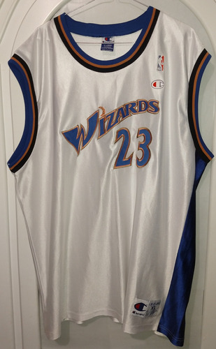 Jersey Nba Wizards Michael Jordan Champion Año 2001 Talla Xl