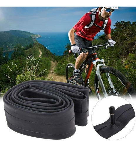 Imagen 5 de 8 de Camara Tripa De Bicicleta Rodado 27.5 Valvula Auto Schrader