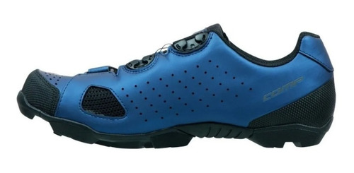 Imagem 2 de 6 de Sapatilha Scott Mtb Comp Boa Azul Metalica Oficial Nfe Boa