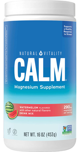 Natural Vitality Calm, Suplemento De Magnesio, Bebida Anties