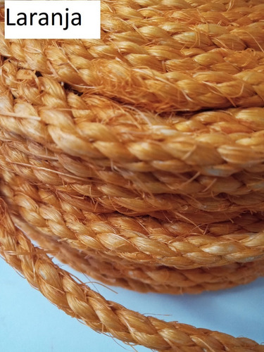 Corda Sisal Colorida 6mm Artesanato Arranhador Gato 70metros