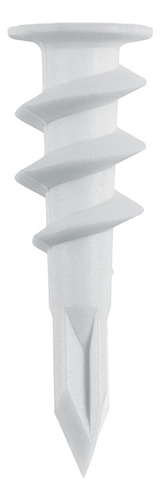 Taquete Plastico 1/2´ Autotaladrante Para Yeso 100pz 42008
