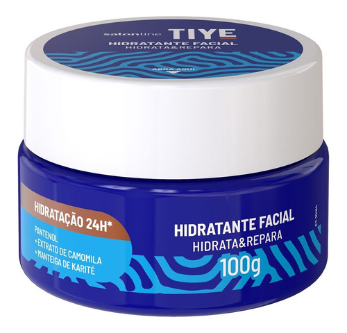 Hidratante Facial Tiye Hidrata & Repara 100g - Salon Line Momento de aplicação Dia/Noite Tipo de pele Todo tipo de pele