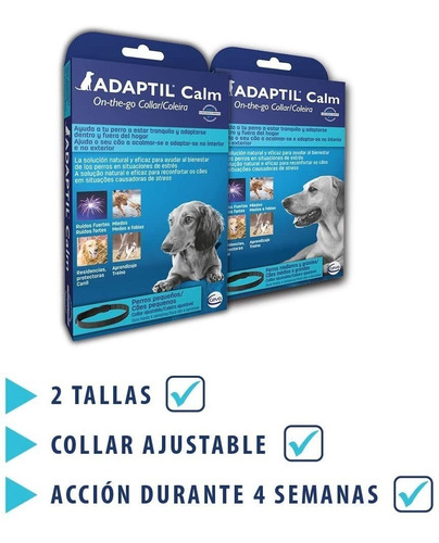 Collar Adaptil Calm Feromonas Perros H15kg -petit Pet Shop