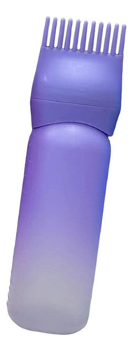 2 Botella Aplicadora Con Peine Para Raíces, Botella Violeta
