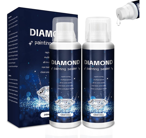 Sellador Pintura Diamante Pegamento 5d Permanente Efecto