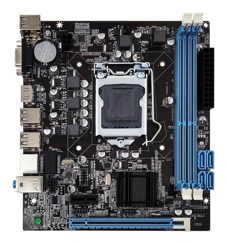 Placa Mãe H61 Lga 1155 Ddr3 Chipset Intel  I3 I5 I7 2a E 3a 