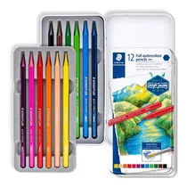 Comprar Lapices Acuarelables X12 Colores Lata Staedtler