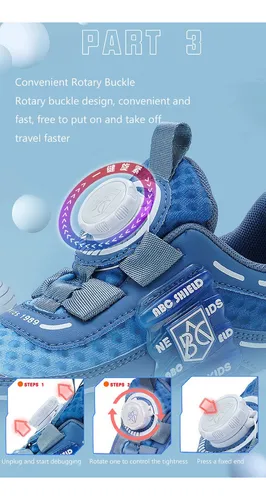 Zapatillas De Baloncesto Luminosas For Niño Y Niña Posterior