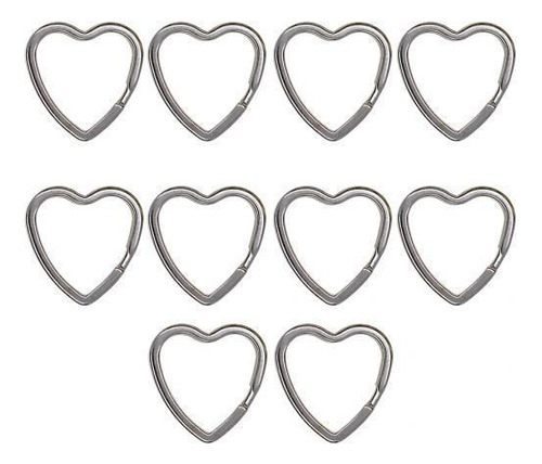 5 Paquete De 5-6 Llaveros Con Forma De Corazón, Segundo