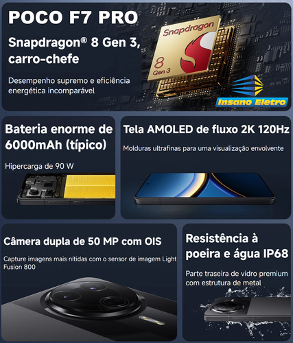 Xiaomi Global Poco F7 Pro 512gb+12gb Ram 5g Bat 6000 Mah Nfc