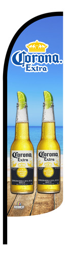 Funda Para Bandera Publicitaria Corona Doble Hielo (4x1 Mts)