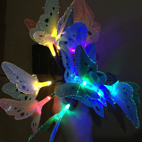 Una Lámpara Led De 12 Cadenas De Luces Para Decoración De Ja